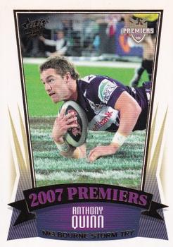 2007 Select Premiers Melbourne Storm #PC21 Anthony Quinn Front